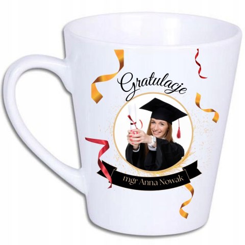 KUBEK LATTE Z DOWOLNYM NADRUKIEM ZE ZDJĘCIEM 300 ml KUBEK LATTE Z DOWOLNYM NADRUKIEM ZE ZDJĘCIEM 300 ml