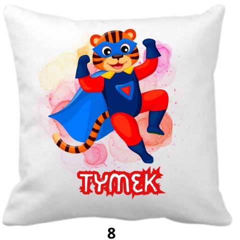 PODUSZKA DLA DZIECKA Z GRAFIKĄ IMIENIEM RÓŻNE WZORY 40x40