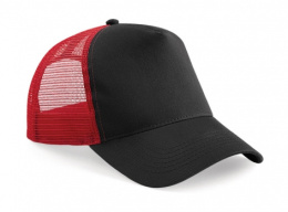 CZAPKA BEECHFIELD TRUCKER CZARNO-CZERWONA