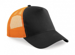 CZAPKA BEECHFIELD TRUCKER CZARNO-POMARAŃCZOWA