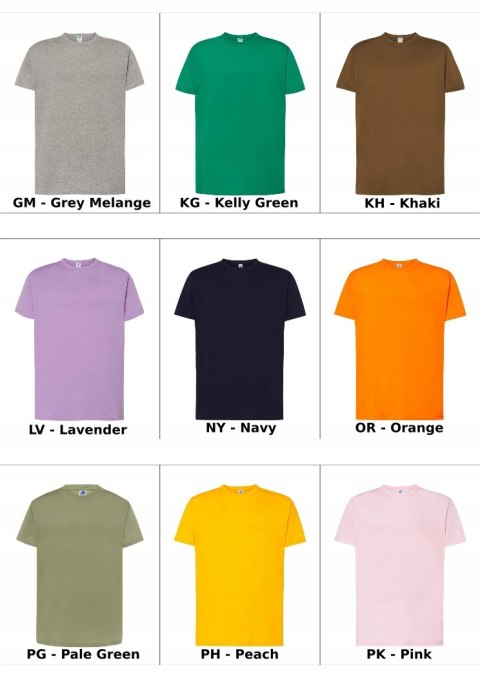 T-SHIRT MĘSKI BAWEŁNIANY JHK CZARNY ROZMIAR XL T-SHIRT MĘSKI BAWEŁNIANY JHK CZARNY ROZMIAR XL