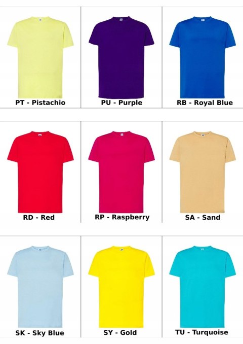 T-SHIRT MĘSKI BAWEŁNIANY JHK CZERWONY ROZMIAR L T-SHIRT MĘSKI BAWEŁNIANY JHK CZERWONY ROZMIAR L