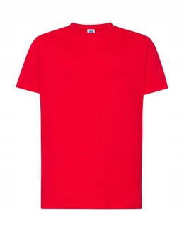 T-SHIRT MĘSKI BAWEŁNIANY JHK CZERWONY ROZMIAR M