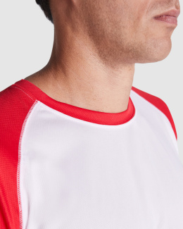 KOSZULKA SPORTOWA KONTRASTOWA ZIELONA