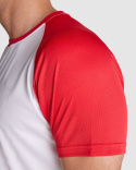 KOSZULKA SPORTOWA KONTRASTOWA ZIELONA FLUO