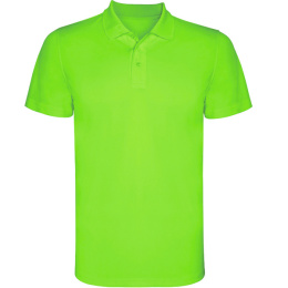 KOSZULKA SPORTOWA POLO LIMONKOWA