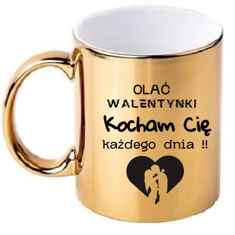 KUBEK ZŁOTY Z NADRUKIEM DEDYKACJĄ NA WALENTYNKI DLA ZAKOCHANYCH RÓŻNE WZORY KUBEK ZŁOTY Z NADRUKIEM DEDYKACJĄ NA WALENTYNKI DLA ZAKOCHANYCH RÓŻNE WZORY