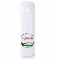 TERMOS SPORTOWY Z WŁASNYM NADRUKIEM RÓŻNE WZORY 450 ml