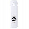 TERMOS SPORTOWY Z WŁASNYM NADRUKIEM RÓŻNE WZORY 450 ml