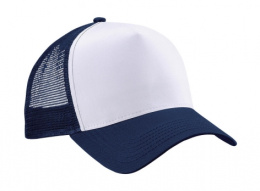 CZAPKA BEECHFIELD TRUCKER BIAŁO-GRANATOWA