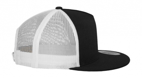 CZAPKA FLEXFIT CLASSIC TRUCKER CZARNO-BIAŁA