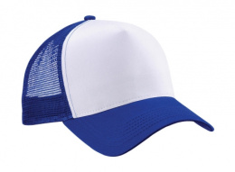 CZAPKA BEECHFIELD TRUCKER BIAŁO-NIEBIESKA
