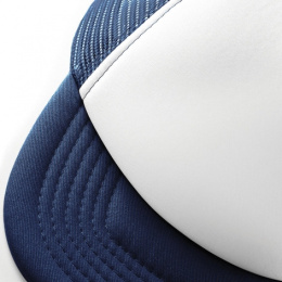 CZAPKA BEECHFIELD VINTAGE TRUCKER BIAŁO-NIEBIESKA
