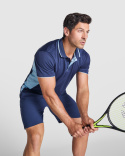 KOSZULKA SPORTOWA POLO NIEBIESKO-BIAŁA