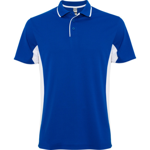 KOSZULKA SPORTOWA POLO NIEBIESKO-BIAŁA