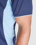 KOSZULKA SPORTOWA POLO CZARNO-ZIELONA