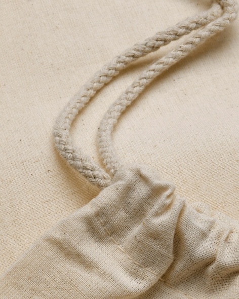 PLECAK BAWEŁNIANY SG ZE SZNURKIEM ZIELONY