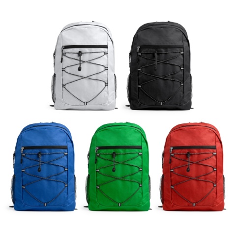 PLECAK POLIESTER ZE ŚCIĄGACZEM CZERWONY MISURI