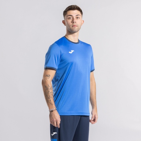 KOSZULKA JOMA COMBI PREMIUM NIEBIESKA Z GRANATOWYM