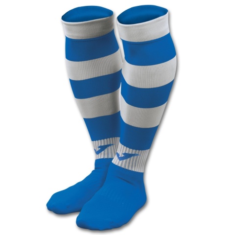 GETRY PIŁKARSKIE JOMA ZEBRA II NIEBIESKIE Z BIAŁYM