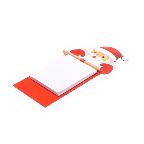 MAGNES ŚWIĄTECZNY Z MOTYWEM ŚWIĘTEGO MIKOŁAJA W ZESTAWIE Z OŁÓWKIEM