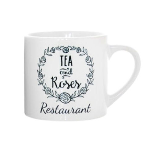 FILIŻANKA MINI DE LUX, RÓŻNE KOLORY, Z NADRUKIEM, Z LOGO 200 ml