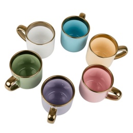 KUBEK ELEGANT SZEROKI, RÓŻNE KOLORY, Z NADRUKIEM, LOGO 400 ml