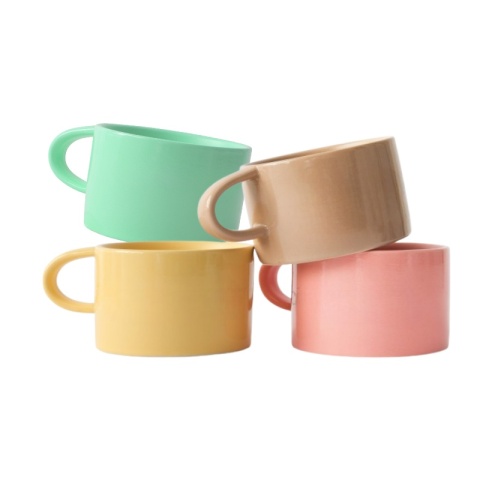 FILIŻANKA SISI, RÓŻNE KOLORY, Z NADRUKIEM, LOGO 200 ml