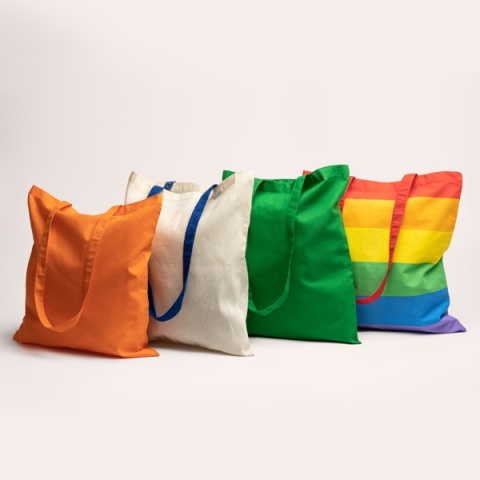 TORBA BAWEŁNIANA NA ZAKUPY BERLIN KOLOROWA