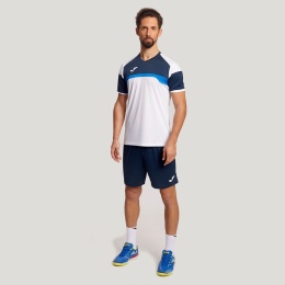 ZESTAW SPORTOWY JOMA DANUBIO III BIAŁY Z GRANATOWYM