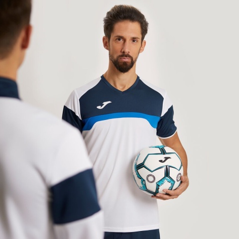 ZESTAW SPORTOWY JOMA DANUBIO III BIAŁY Z GRANATOWYM