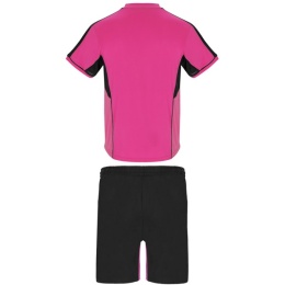 ZESTAW SPORTOWY ROLY BOCA FUKSJA Z CZARNYM