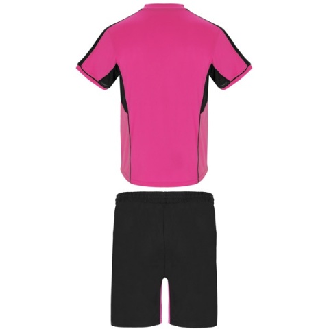 ZESTAW SPORTOWY ROLY BOCA FUKSJA Z CZARNYM