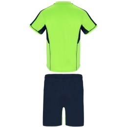 ZESTAW SPORTOWY ROLY BOCA ZIELONY FLUO Z GRANATOWYM