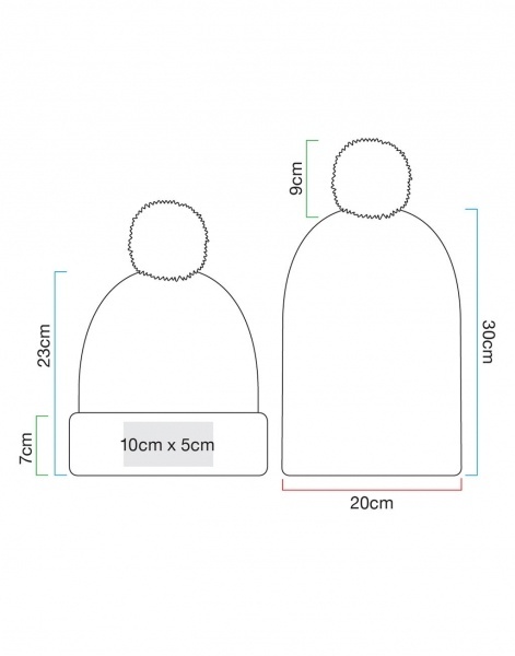 CZAPKA ZIMOWA BEECHFIELD SNOWSTAR Z POMPONEM CZARNA