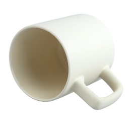 KUBEK KAWOWY CREAM BIAŁY Z WŁASNYM NADRUKIEM LOGO 360 ml