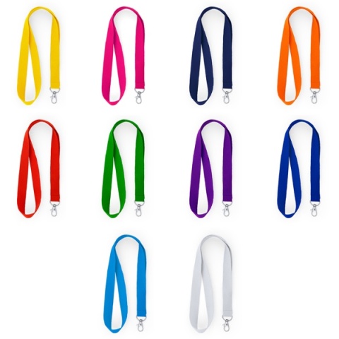 SMYCZ REKLAMOWA Z KARABIŃCZYKIEM POLIESTER CZERWONA