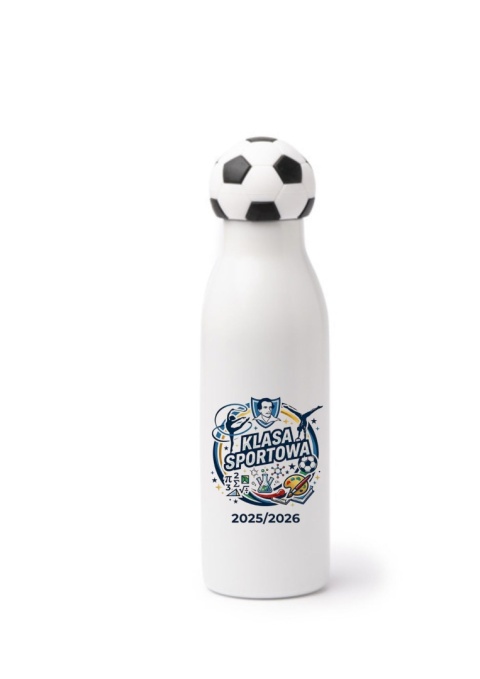 BUTELKA TERMICZNA SPORTOWA FAFIK Z NADRUKIEM 550 ML