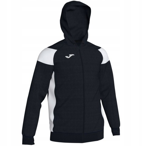 BLUZA SPORTOWA JOMA CREW III Z KAPTUREM CZARNO-BIAŁA 101271.102 r. 3XS