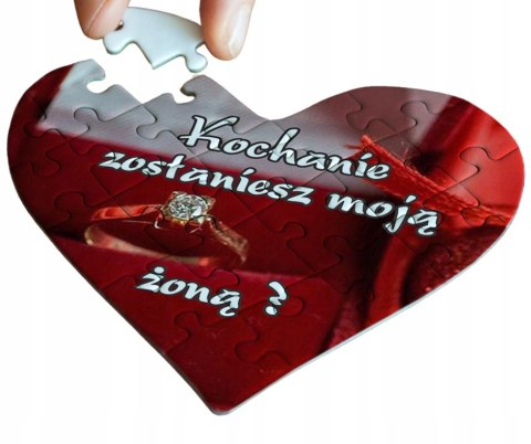 FOTO PUZZLE W KSZTAŁCIE SERCA Z TWOIM ZDJĘCIEM FOTO PUZZLE W KSZTAŁCIE SERCA Z TWOIM ZDJĘCIEM