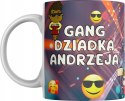 KUBEK DLA DZIADKA ZE ZDJĘCIEM Z GRAFIKĄ "GANG DZIADKA"