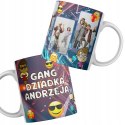 KUBEK DLA DZIADKA ZE ZDJĘCIEM Z GRAFIKĄ "GANG DZIADKA"