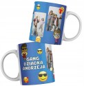 KUBEK DLA DZIADKA ZE ZDJĘCIEM Z GRAFIKĄ "GANG DZIADKA"