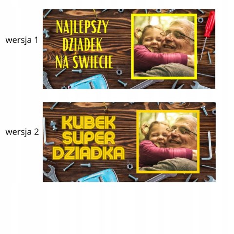 KUBEK DLA DZIADKA ZE ZDJĘCIEM Z GRAFIKĄ "SUPER DZIADEK" KUBEK DLA DZIADKA ZE ZDJĘCIEM Z GRAFIKĄ "SUPER DZIADEK"